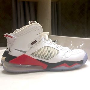 Jordan Mars 270s White Red Black and Blue